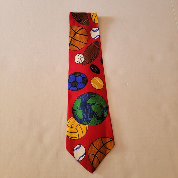 Save The Children Tie Jennifer, Sports Bring Us Together - 100% Silk - Picture 2 of 4